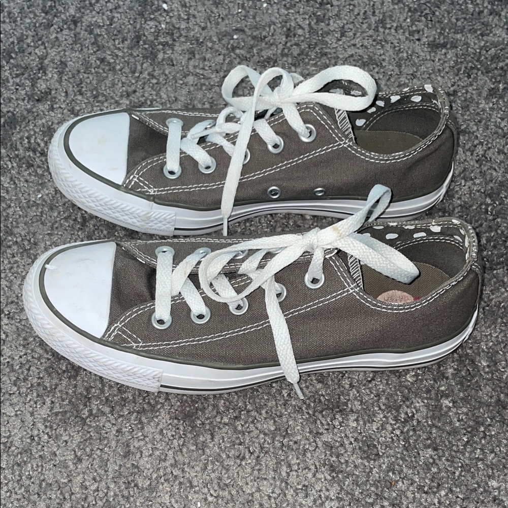 Converse Gray Low-Top Sneakers